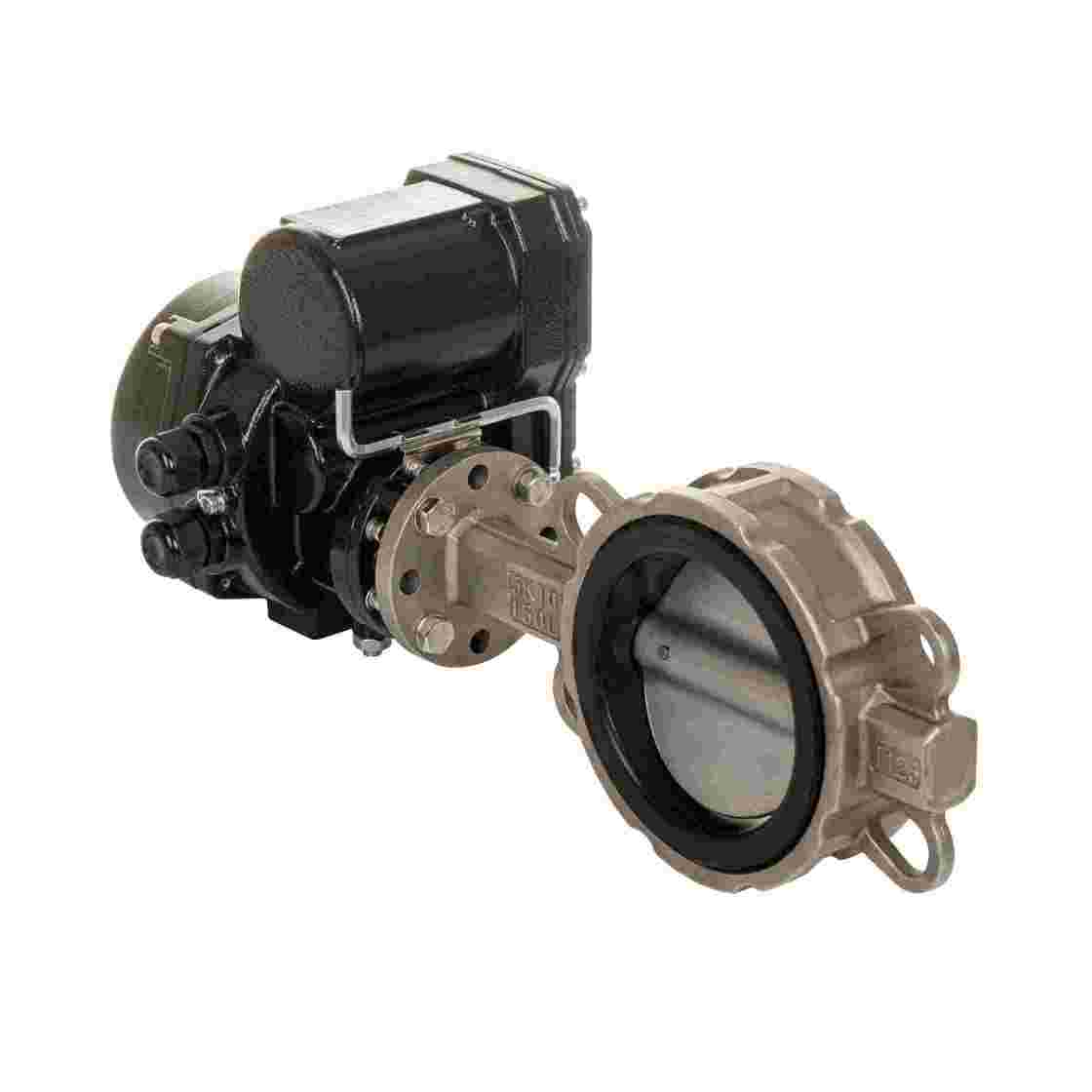 Lithium battery Electric flanged soft seal butterfly valve-3.jpg