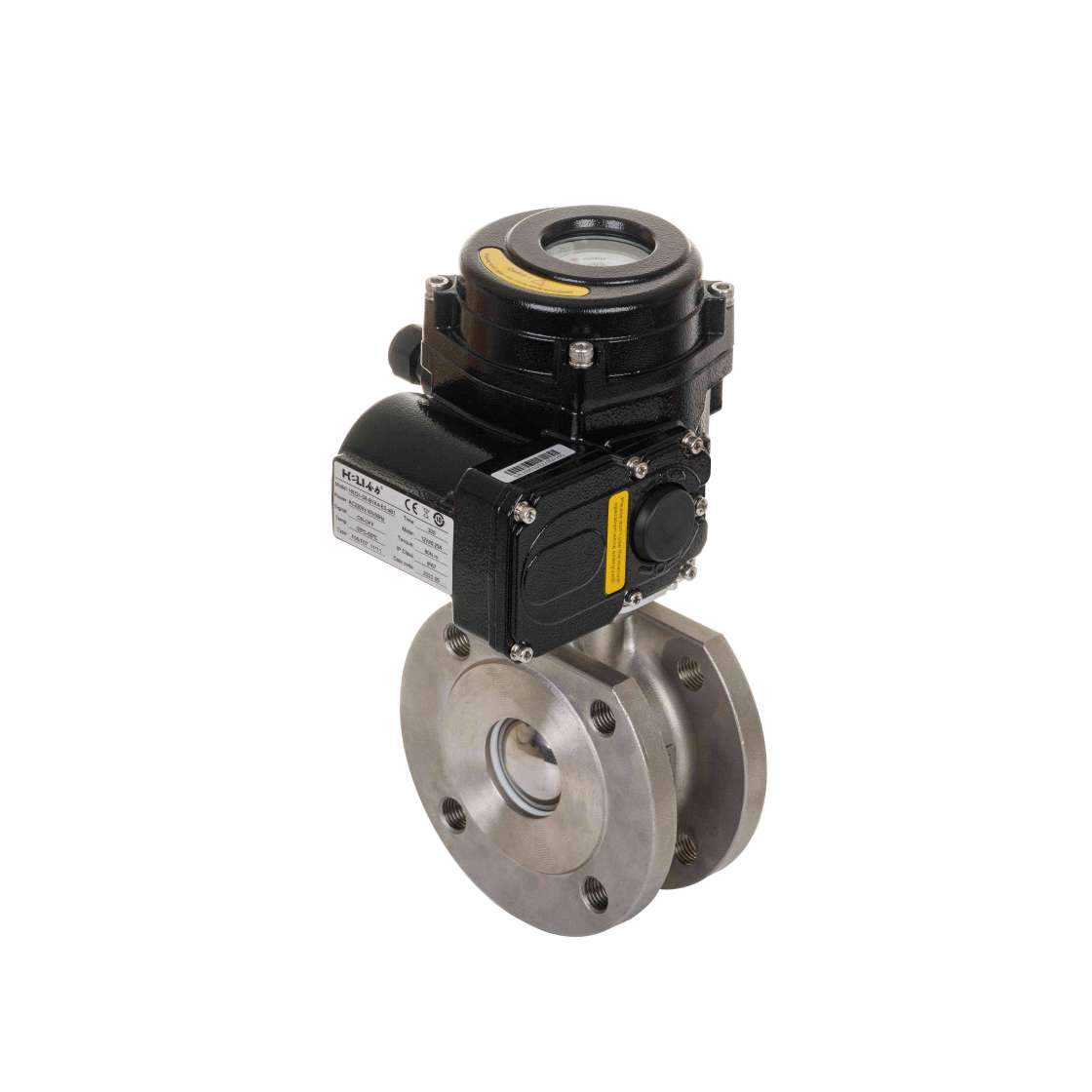 WCB Electric flanged hard seal butterfly valve-3.jpg